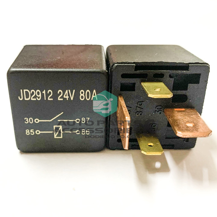 Relay JD2912 24VDC 4 Pin 80A